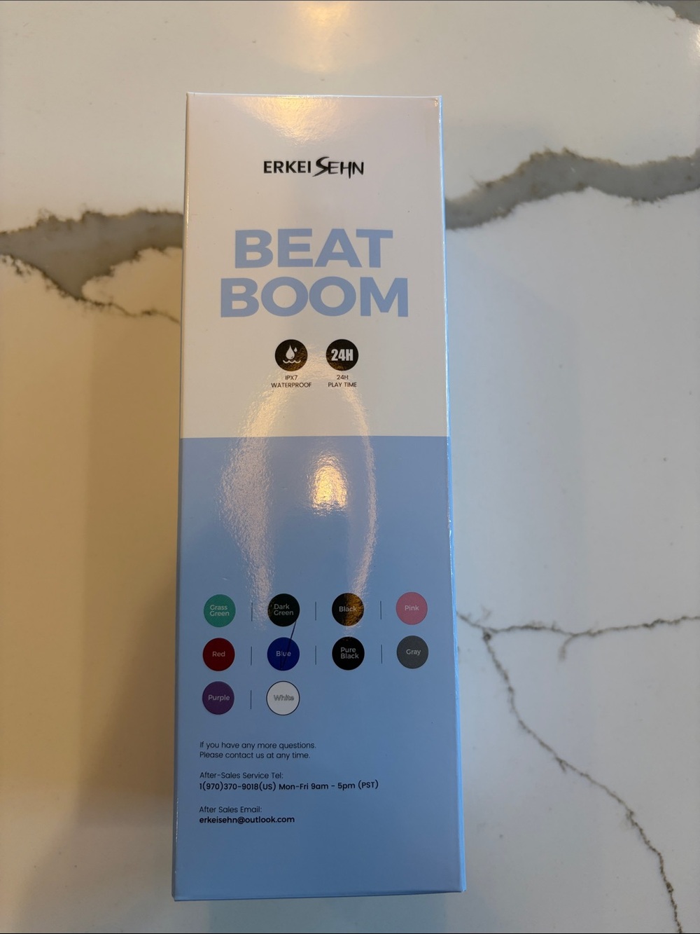 Beat Boom Portable Speaker —  Blue